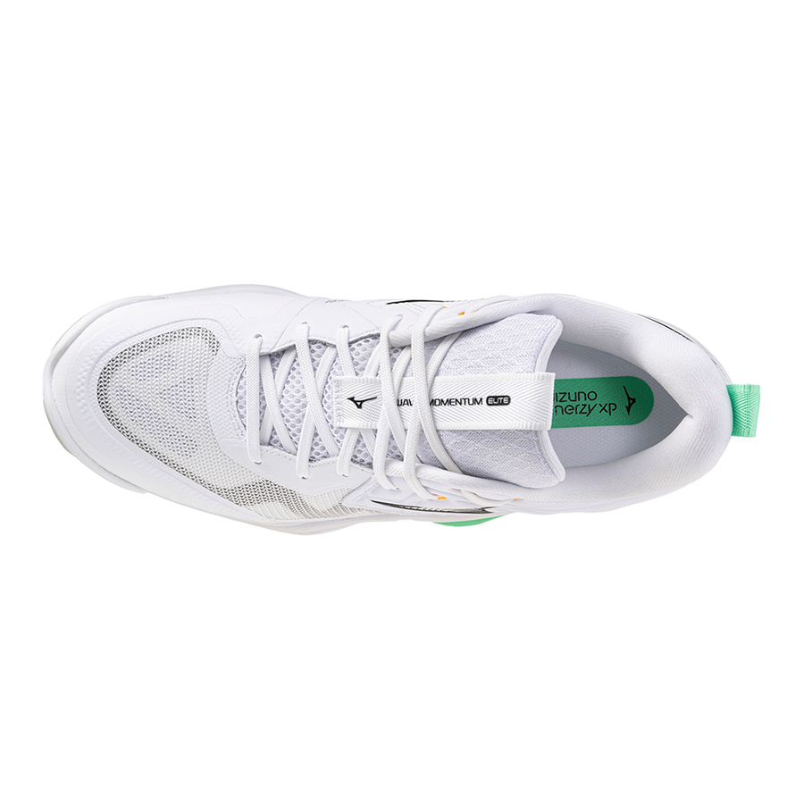 Mizuno WAVE MOMENTUM ELITE White/Black/Frozen Emerald
